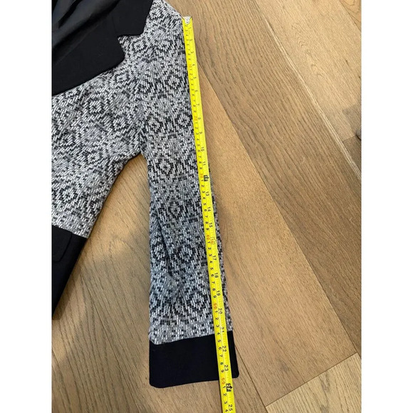 Pendleton Blazer Black Grey White‎ Aztec Wool 8 - Picture 11 of 12